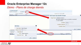 Oracle Enterprise Manager 12c
Démo - Plans de charge étendu




                                30
 