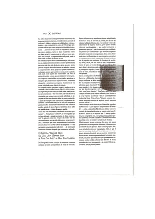 O empreendedor esse desconhecido