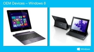 OEM Devices – Windows 8
 