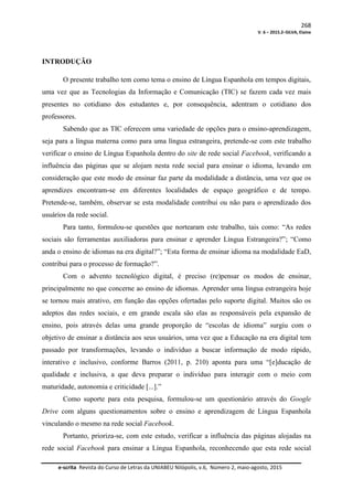 PDF) A Tradução Como Ferramenta De Ensino-Aprendizagem De Lingua  Estrangeira Espanhol