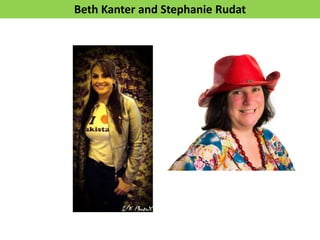 Beth Kanter and Stephanie Rudat
 