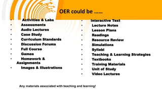 Open Educational Resources (OER) | PPTX