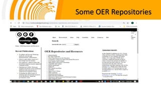Oer Blocks Open Educational Resources (OER) | PPTX