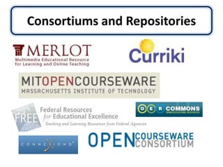 Consortiums and Repositories
