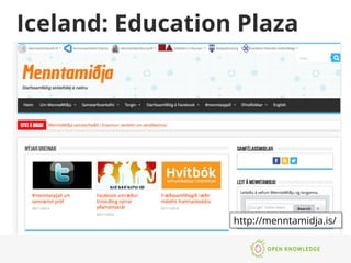 Iceland: Education Plaza
http://menntamidja.is/
 