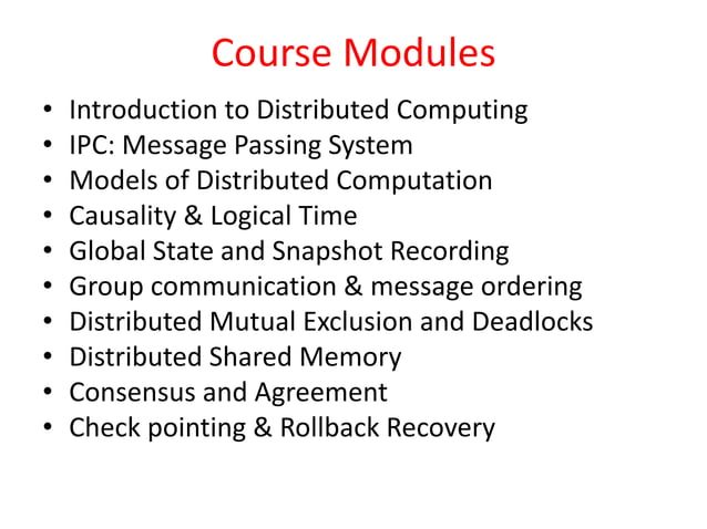 Distributed Computing ppt | PPTX