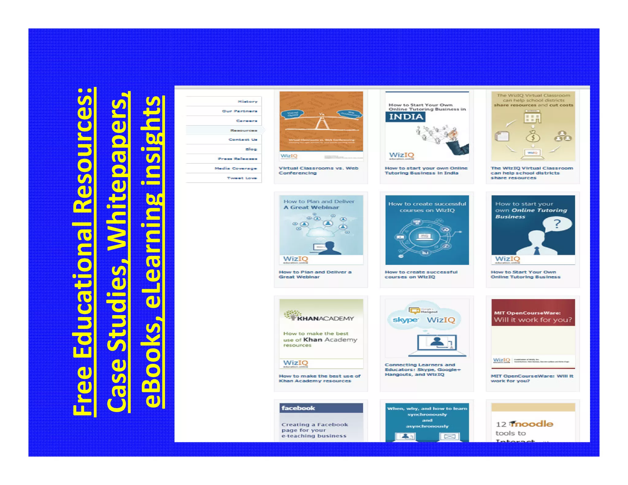 Free Educational Resources:
Case Studies, Whitepapers,
 eBooks, eLearning insights
 