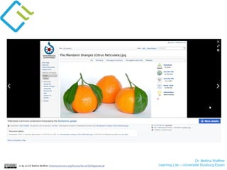 Dr. Bettina Waffner
Learning Lab – Universität Duisburg-Essencc by sa 4.0 Bettina Waffner creativecommons.org/licenses/by-sa/4.0/legalcode.de
 