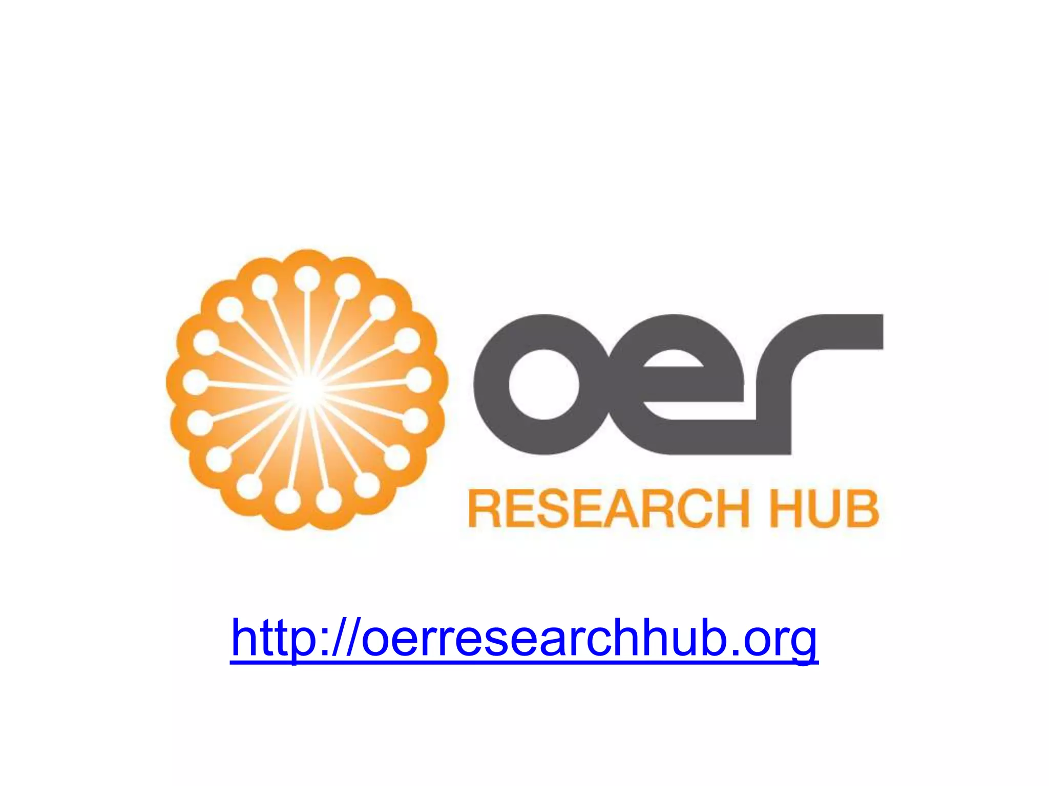 http://oerresearchhub.org
 