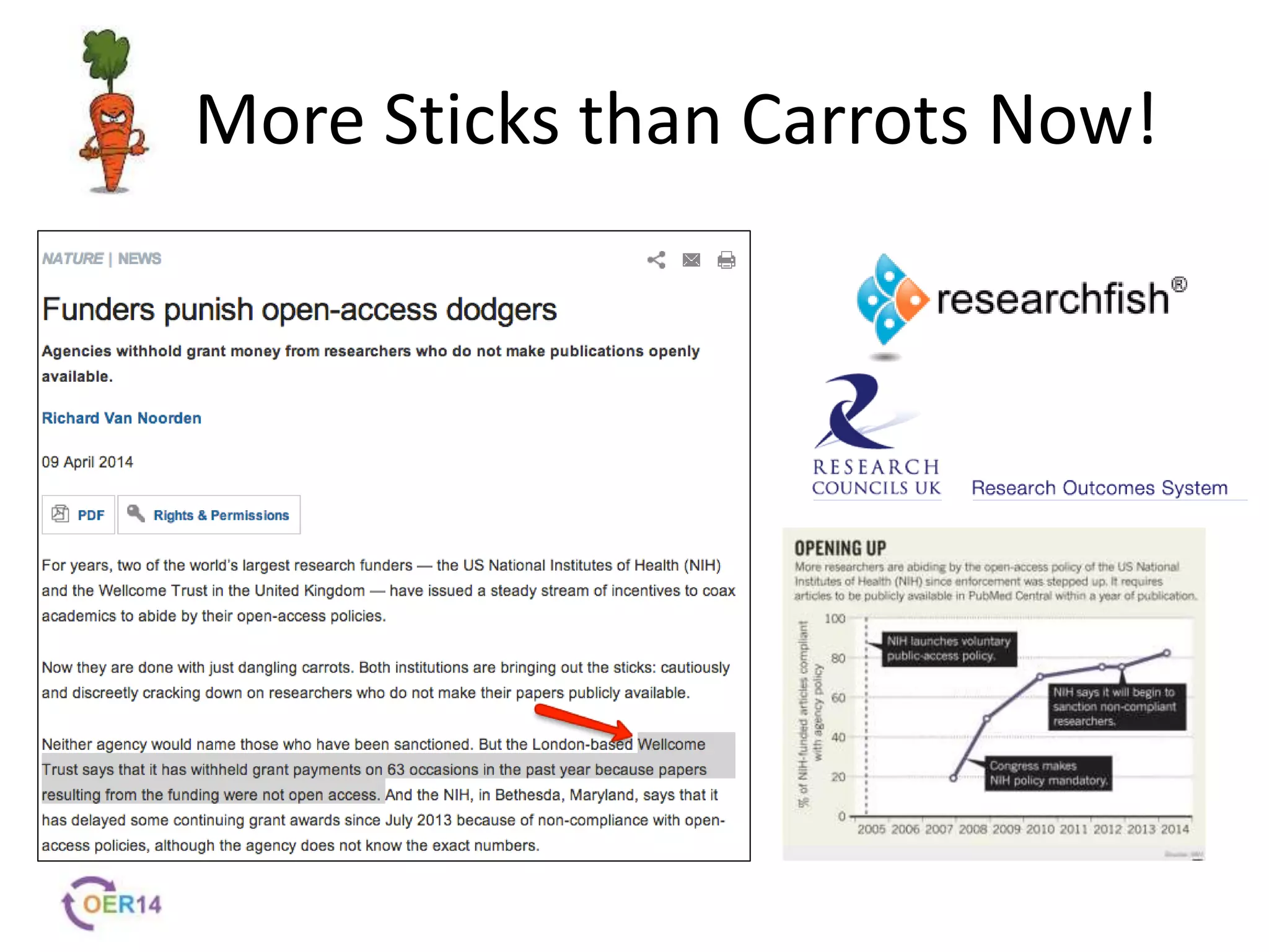 More Sticks than Carrots Now!
 