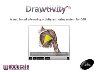 A web based e-learning activity authoring system for OER
 