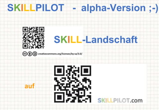SKILLPILOT - alpha-Version ;-)
SKILL-Landschaft
auf
 