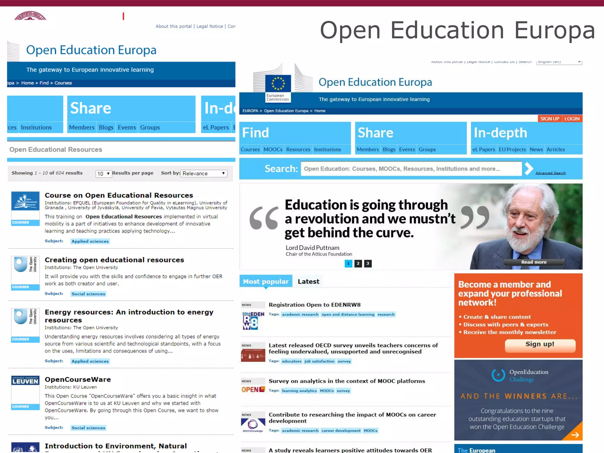 Open Education Europa 
 