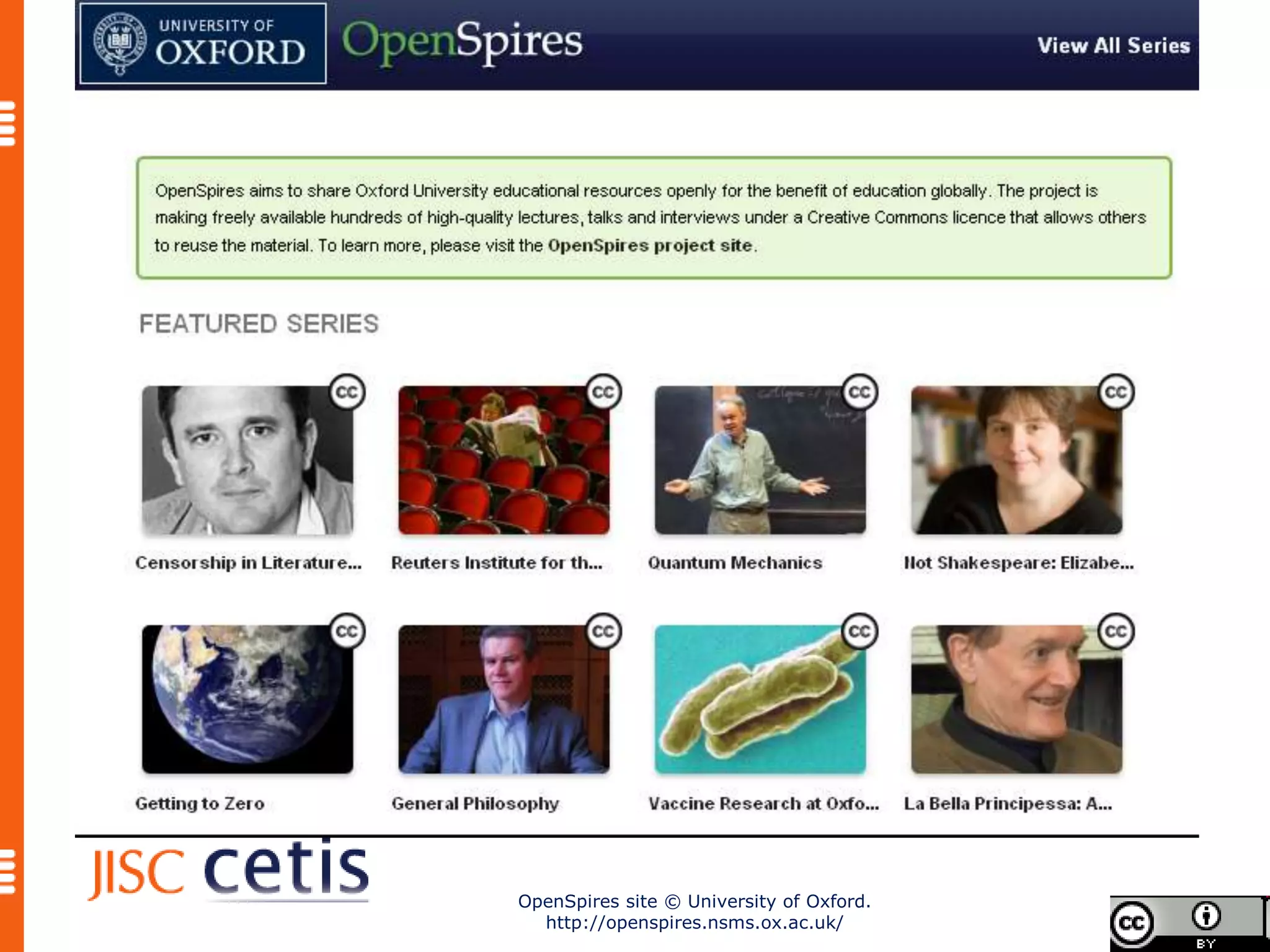 OpenSpires site © University of Oxford.
  http://openspires.nsms.ox.ac.uk/
 