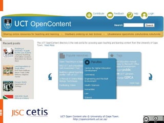 UCT Open Content site © University of Cape Town.
         http://opencontent.uct.ac.za/
 