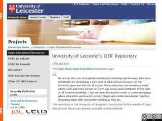University of Leicester Repository © University of leicester.
             http://www2.le.ac.uk/projects/oer
 