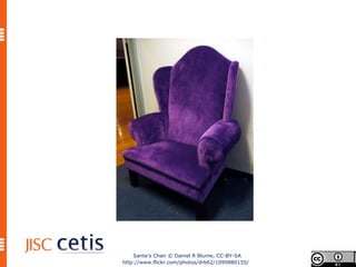 Santa’s Chair © Daniel R Blume, CC-BY-SA
http://www.flickr.com/photos/drb62/1099880155/
 