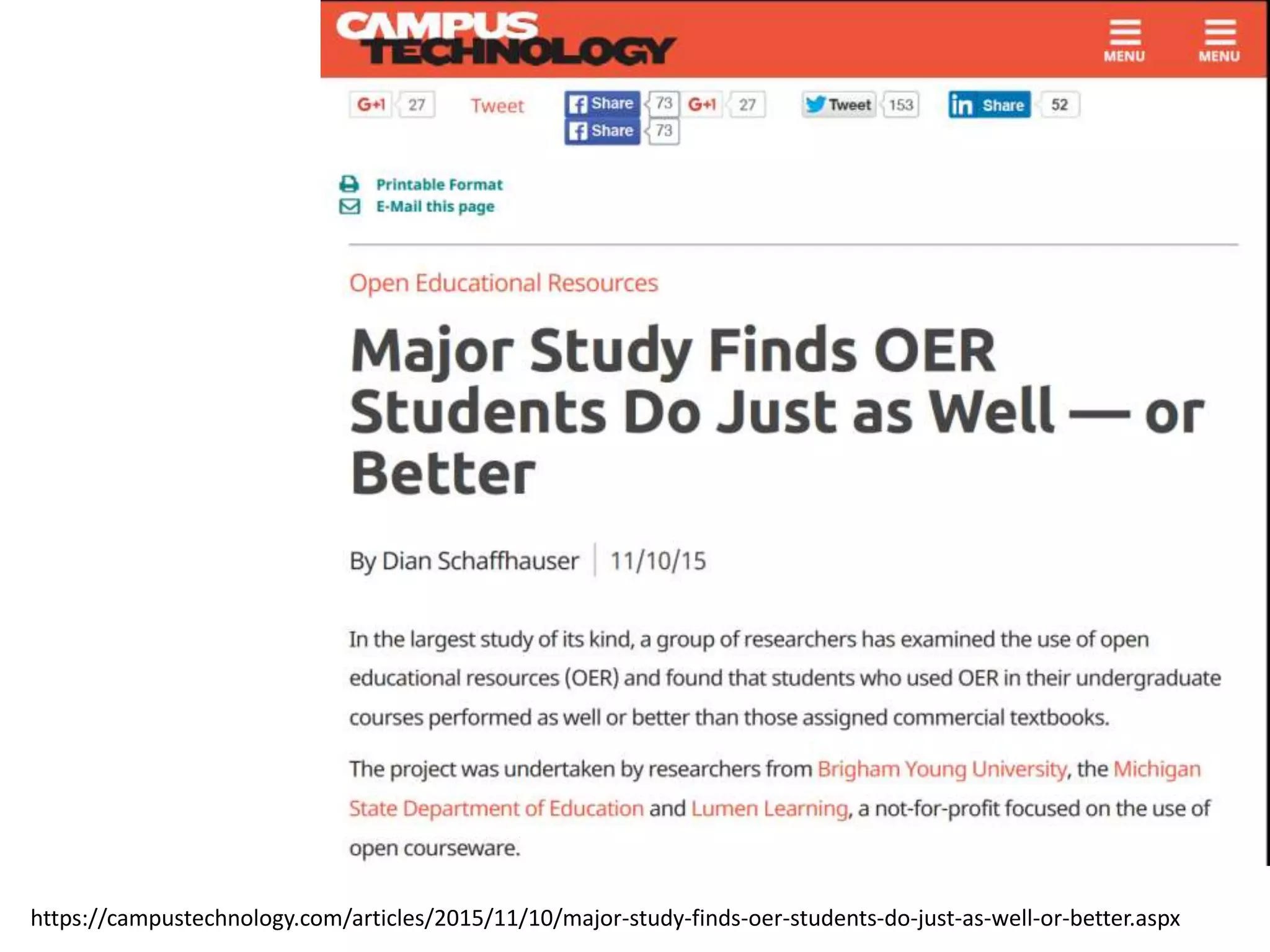 https://campustechnology.com/articles/2015/11/10/major-study-finds-oer-students-do-just-as-well-or-better.aspx
 