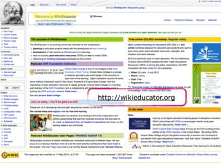 http://openlearn.open.ac.uk/
http://wikieducator.org
 