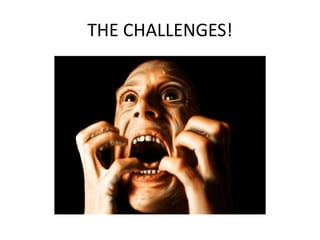 THE CHALLENGES!
 