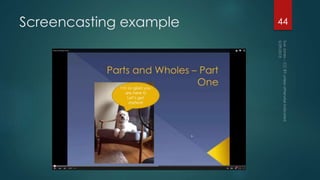 Screencasting example 44
 