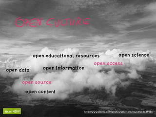 http://www.flickr.com/photos/pilot_michael/6045489564
open source
open informationopen data
open science
open access
open ...