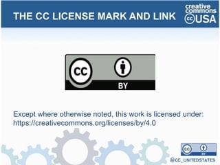 Copyright, Creative Commons and OER in Higher Education - Practice and Policy
