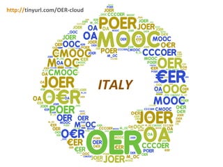 http://tinyurl.com/OER-cloud 
ITALY 
 
