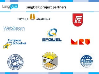 LangOER project partners 
 