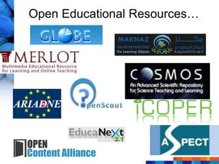 Open Educational Resources…
 