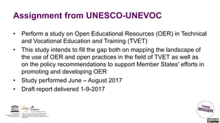 OER in Technical Vocational Education and Training (TVET)