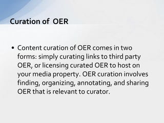 Oer licensing | PPTX