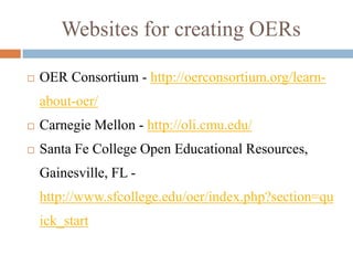 Open Educational Resources | PPT