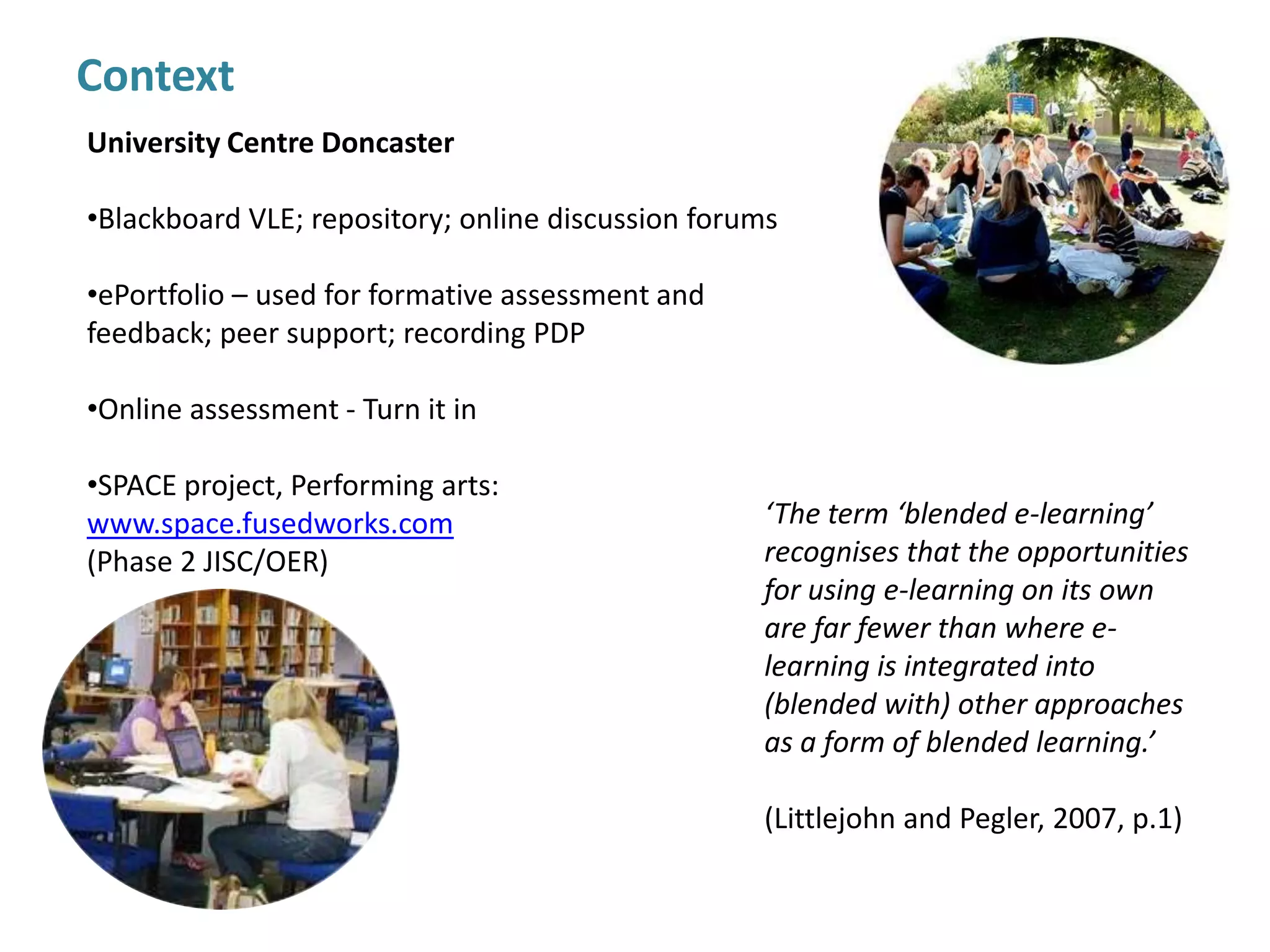 Build evidence of the impact of OER in HE