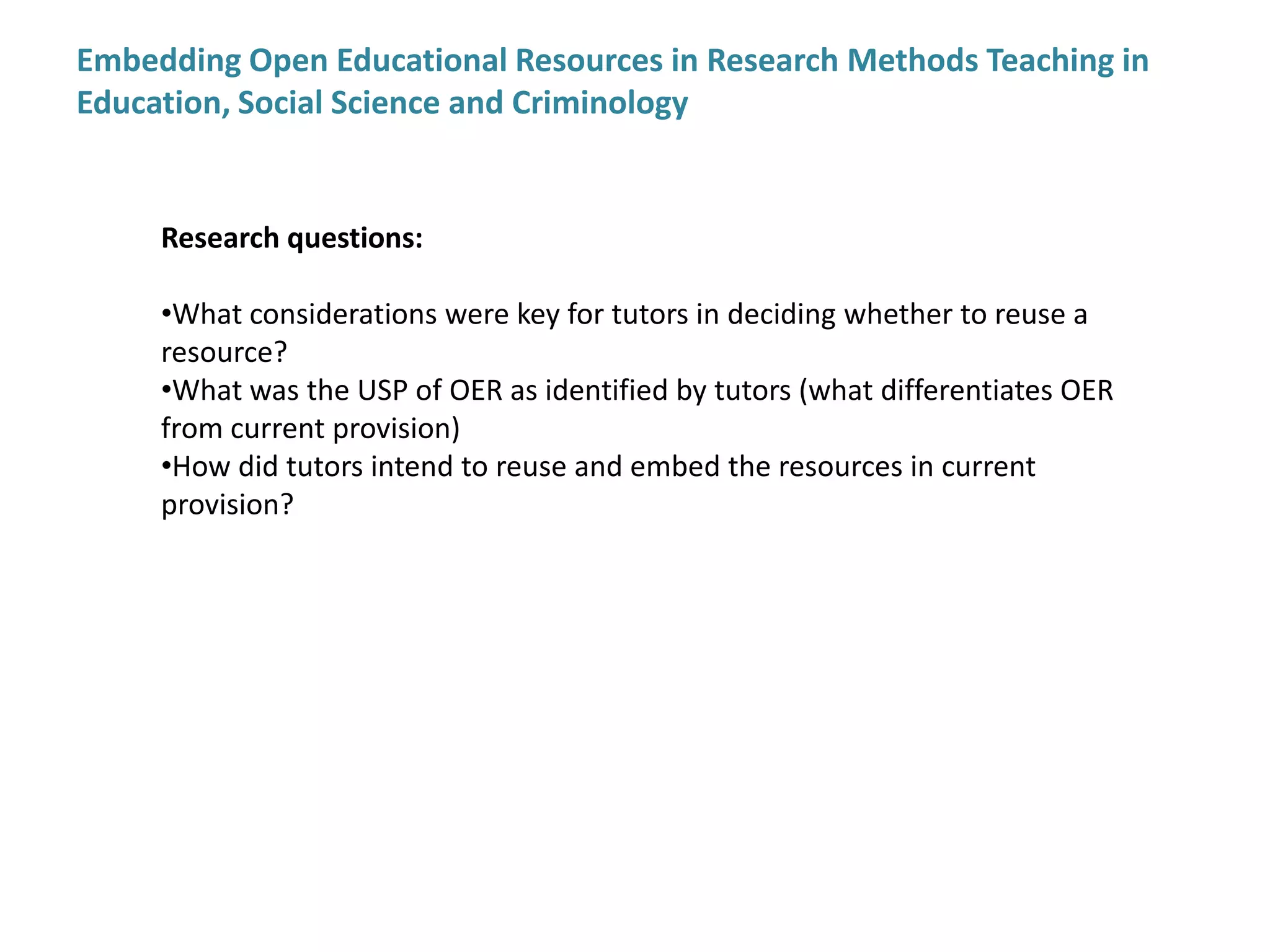 SPACE project, Performing arts: www.space.fusedworks.com(Phase 2 JISC/OER)‘The term ‘blended e-learning’ recognises that the opportunities for using e-learning on its own are far fewer than where e-learning is integrated into (blended with) other approaches as a form of blended learning.’(Littlejohn and Pegler, 2007, p.1)