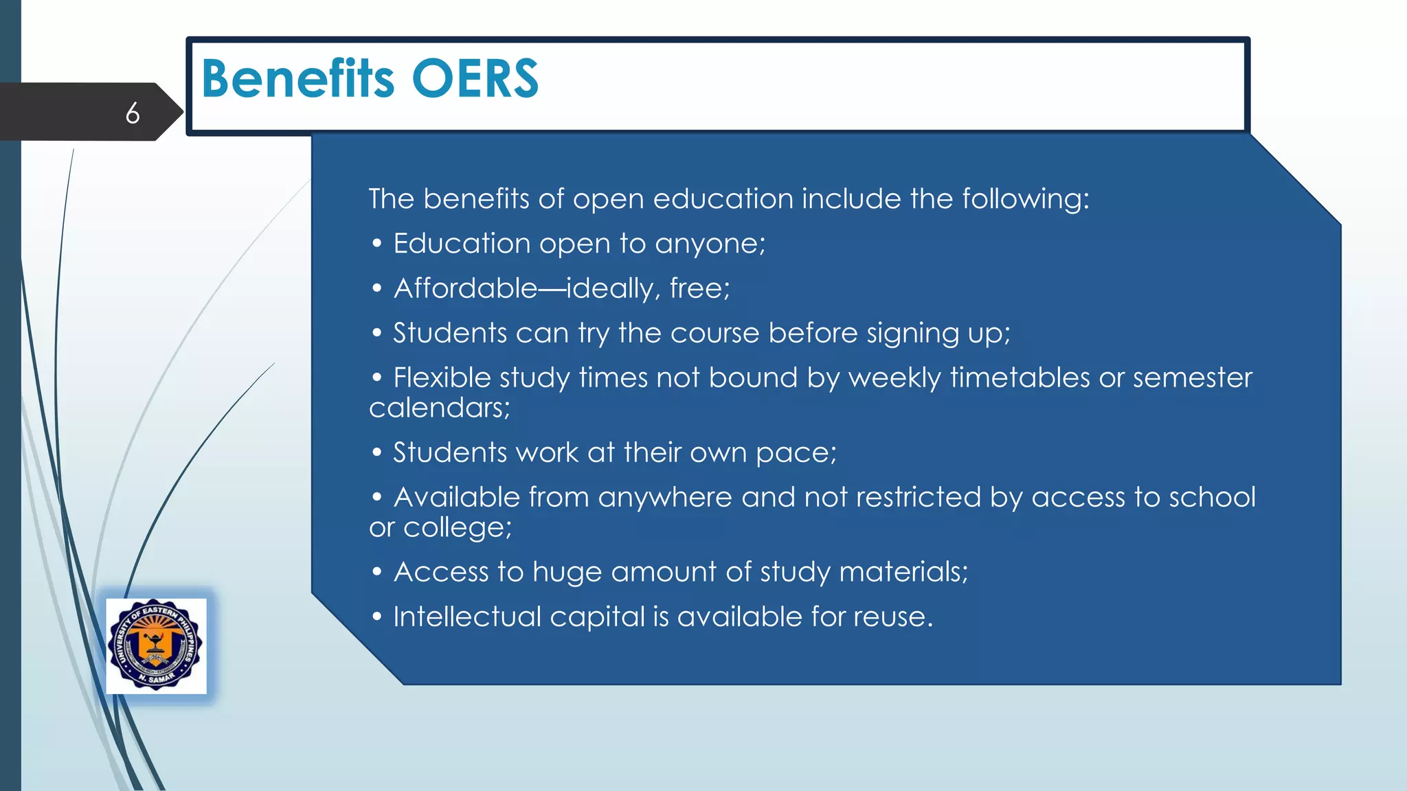 Open Educational Resources Oers Ppt Open Educational Resources Oers Ppt