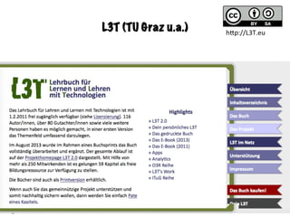 Sandra Schön & Martin Ebner
L3T (TU Graz u.a.) hKp://L3T.eu		
 