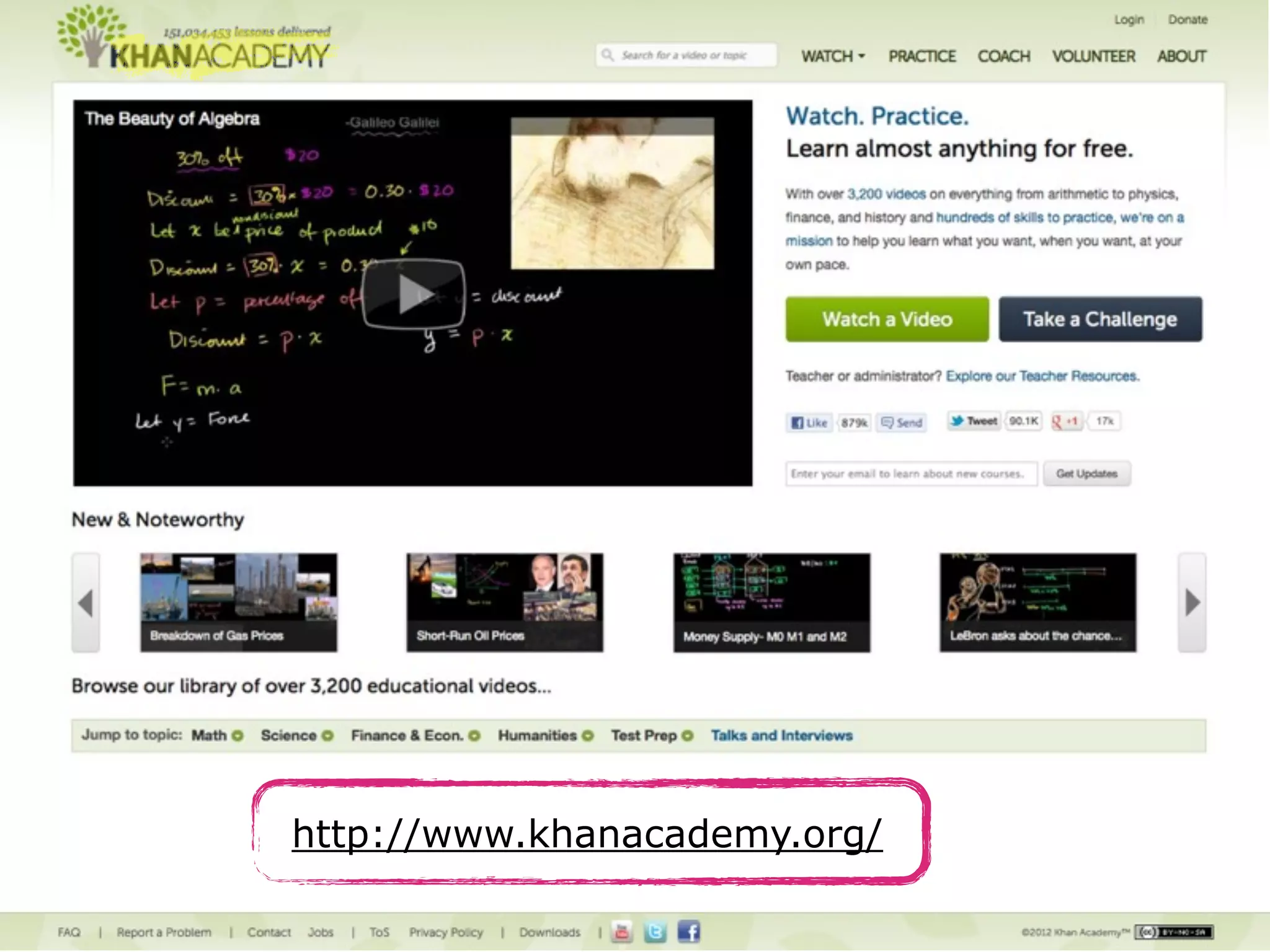 http://www.khanacademy.org/

 