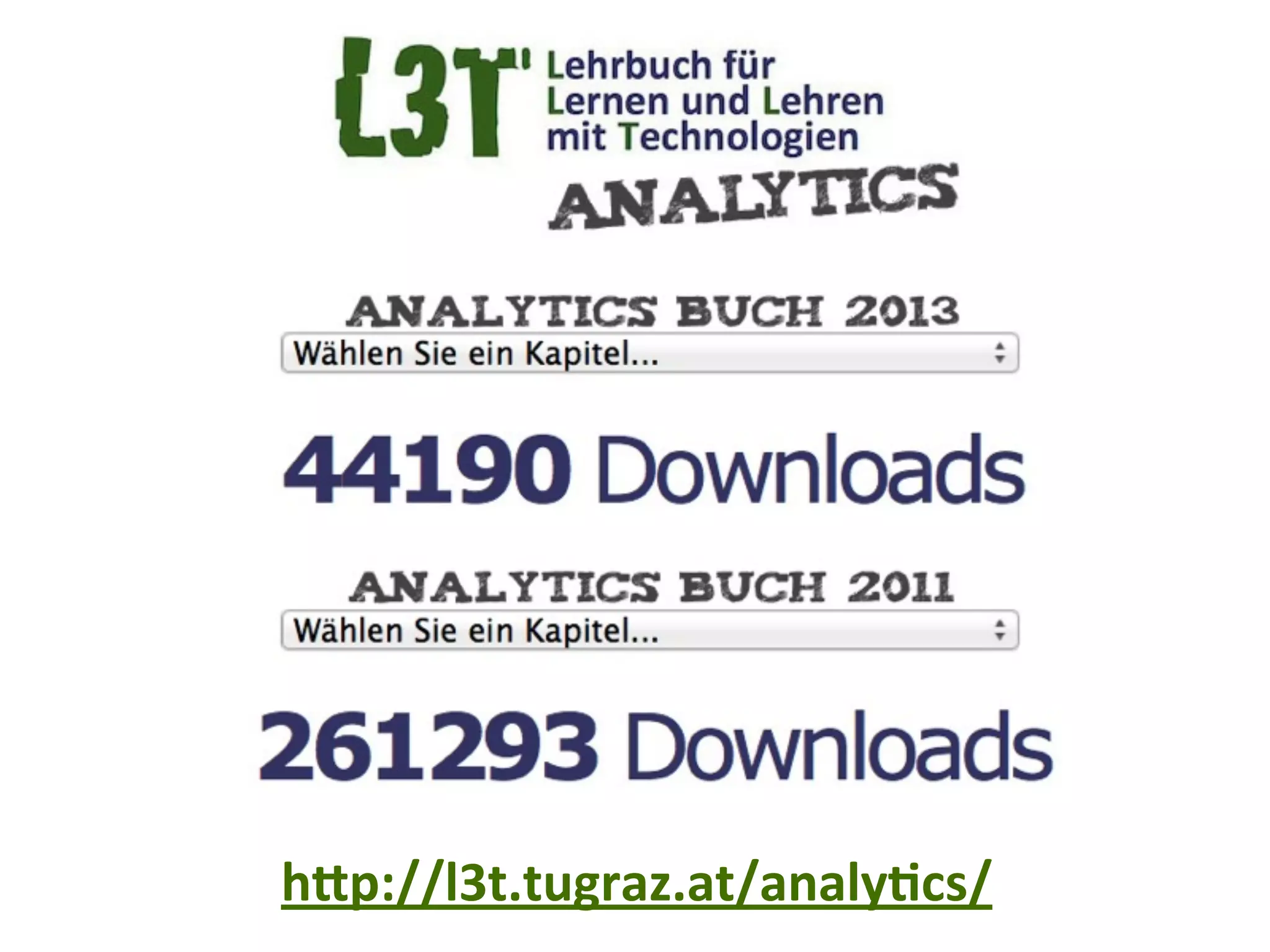 h"p://l3t.tugraz.at/analy4cs/

 