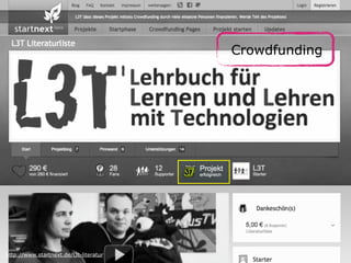 Crowdfunding

http://www.startnext.de/l3t-literatur

 