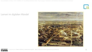 Lernen im digitalen Wandel
Krupp Stahlfabrik in Essen, (1912) Gemälde von Otto Bollhagen/Bremen Quelle: https://luipogym1.wordpress.com/verspatete-industralisierung-in-deutschland/
3Cc by sa 4.0 Dr. Bettina Waffner für MainstreamingOER , https://creativecommons.org/licenses/by/4.0/deed.de
 