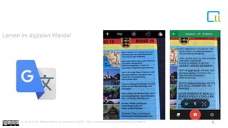 Lernen im digitalen Wandel
6Cc by sa 4.0 Dr. Bettina Waffner für MainstreamingOER , https://creativecommons.org/licenses/by/4.0/deed.de
 
