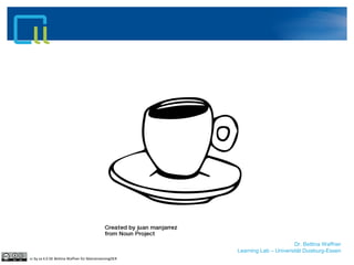 Dr. Bettina Waffner
Learning Lab – Universität Duisburg-Essen
cc by sa 4.0 DE Bettina Waffner für MainstreamingOER
 