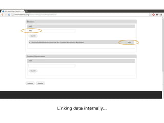 Linking data internally...
 