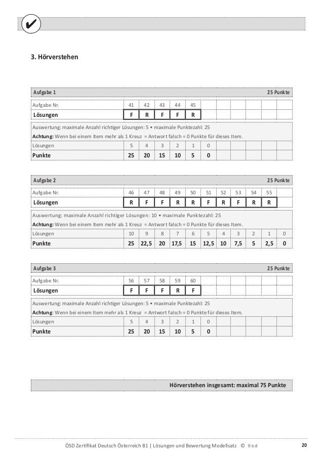 Oesd B1 Modelltest