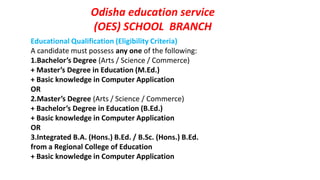 Oes Chapter Application Form O E S Eligibility and SYLLABUS PDF | PDF