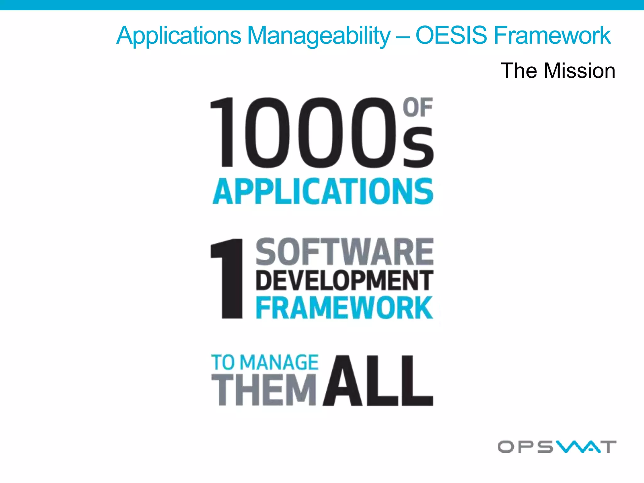 Introduction to OESIS Framework | PPTX