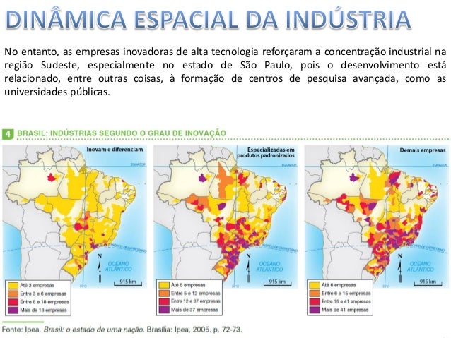 O espaço industrial brasileiro