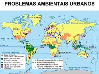 PROBLEMAS AMBIENTAIS URBANOS 