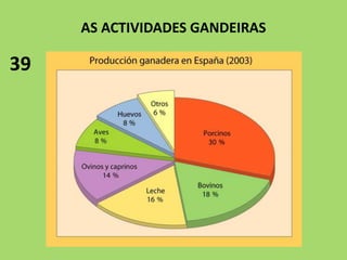 AS ACTIVIDADES GANDEIRAS
39
 